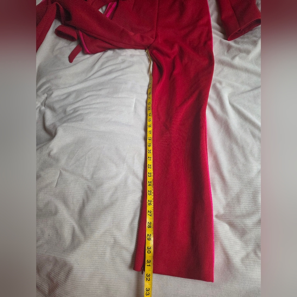 Adidas x Ivy park Jumpsuit 3.0 Power Red w/ Pink Stripes Size L BNWT - Picture 11 of 16